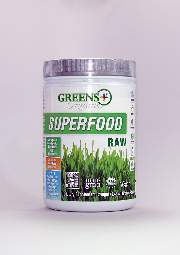 Greens Plus Organic Superfood Raw, Anti Aging, Immunity Dr Adrian MD